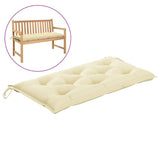 NNEVL Garden Bench Cushion Cream White 100x50x7 cm Fabric