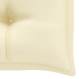 NNEVL Garden Bench Cushion Cream White 100x50x7 cm Fabric