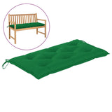 NNEVL Garden Bench Cushion Green 100x50x7 cm Fabric