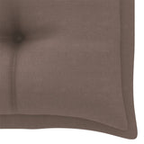 NNEVL Garden Bench Cushion Taupe 100x50x7 cm Fabric