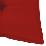 NNEVL Garden Bench Cushion Red 120x50x7 cm Fabric