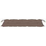 NNEVL Garden Bench Cushion Taupe 120x50x7 cm Fabric