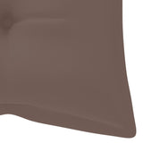 NNEVL Garden Bench Cushion Taupe 120x50x7 cm Fabric