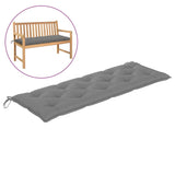 NNEVL Garden Bench Cushion Grey 150x50x7 cm Fabric