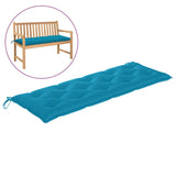NNEVL Garden Bench Cushion Light Blue 150x50x7 cm Fabric