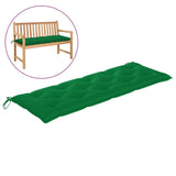 NNEVL Garden Bench Cushion Green 150x50x7 cm Fabric
