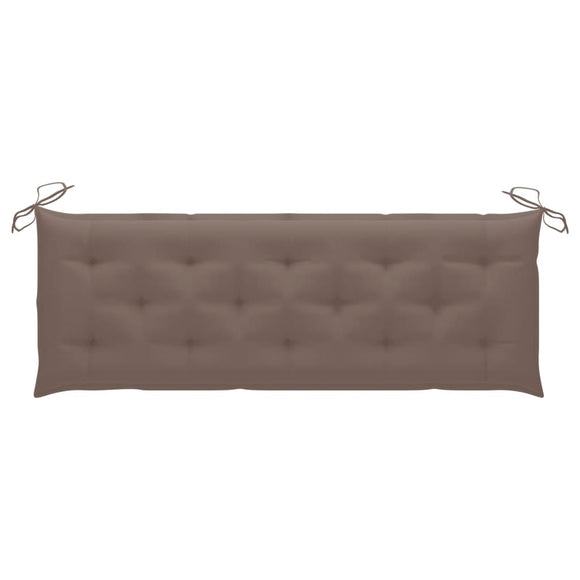 NNEVL Garden Bench Cushion Taupe 150x50x7 cm Fabric