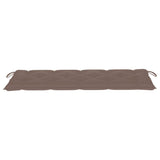 NNEVL Garden Bench Cushion Taupe 150x50x7 cm Fabric