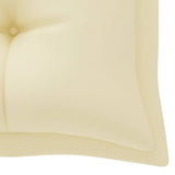 NNEVL Garden Bench Cushion Cream White 180x50x7 cm Fabric