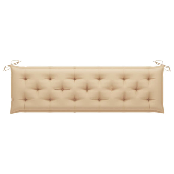 NNEVL Garden Bench Cushion Beige 180x50x7 cm Fabric