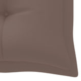 NNEVL Garden Bench Cushion Taupe 180x50x7 cm Fabric