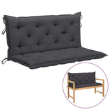 NNEVL Cushion for Swing Chair Anthracite 120 cm Fabric