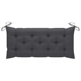 NNEVL Cushion for Swing Chair Anthracite 120 cm Fabric