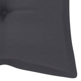 NNEVL Cushion for Swing Chair Anthracite 120 cm Fabric