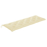 NNEVL Cushion for Swing Chair Cream White 150 cm Fabric