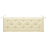 NNEVL Cushion for Swing Chair Cream White 150 cm Fabric