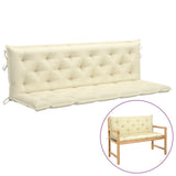 NNEVL Cushion for Swing Chair Cream White 180 cm Fabric
