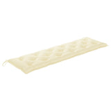 NNEVL Cushion for Swing Chair Cream White 180 cm Fabric