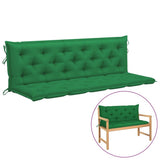 NNEVL Cushion for Swing Chair Green 180 cm Fabric