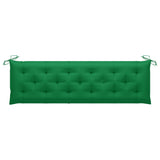 NNEVL Cushion for Swing Chair Green 180 cm Fabric