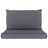NNEVL Pallet Sofa Cushions 2 pcs Anthracite Fabric