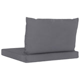 NNEVL Pallet Sofa Cushions 2 pcs Anthracite Fabric
