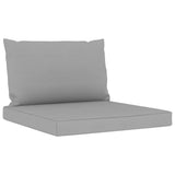 NNEVL Pallet Sofa Cushions 2 pcs Grey Fabric