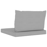 NNEVL Pallet Sofa Cushions 2 pcs Grey Fabric