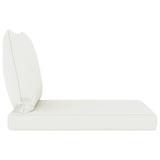 NNEVL Pallet Sofa Cushions 2 pcs Cream White Fabric