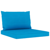NNEVL Pallet Sofa Cushions 2 pcs Light Blue Fabric