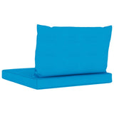 NNEVL Pallet Sofa Cushions 2 pcs Light Blue Fabric