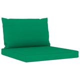 NNEVL Pallet Sofa Cushions 2 pcs Green Fabric