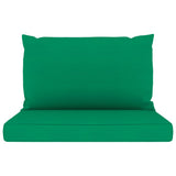NNEVL Pallet Sofa Cushions 2 pcs Green Fabric