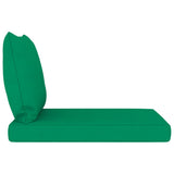 NNEVL Pallet Sofa Cushions 2 pcs Green Fabric