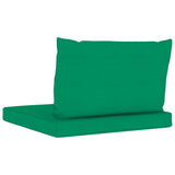 NNEVL Pallet Sofa Cushions 2 pcs Green Fabric