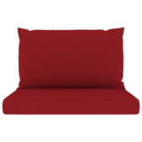 NNEVL Pallet Sofa Cushions 2 pcs Wine Red Fabric