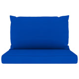 NNEVL Pallet Sofa Cushions 2 pcs Blue Fabric
