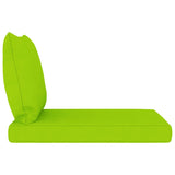 NNEVL Pallet Sofa Cushions 2 pcs Bright Green Fabric