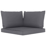 NNEVL Pallet Sofa Cushions 3 pcs Anthracite Fabric