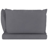NNEVL Pallet Sofa Cushions 3 pcs Anthracite Fabric