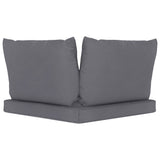 NNEVL Pallet Sofa Cushions 3 pcs Anthracite Fabric