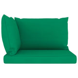 NNEVL Pallet Sofa Cushions 3 pcs Green Fabric