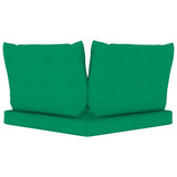 NNEVL Pallet Sofa Cushions 3 pcs Green Fabric