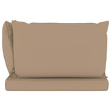 NNEVL Pallet Sofa Cushions 3 pcs Taupe Fabric