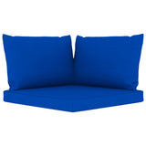 NNEVL Pallet Sofa Cushions 3 pcs Blue Fabric