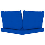 NNEVL Pallet Sofa Cushions 3 pcs Blue Fabric