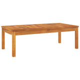 NNEVL 9 Piece Garden Lounge Set with Cushion Cream Solid Acacia Wood