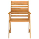 NNEVL 7 Piece Garden Dining Set Solid Acacia Wood