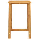 NNEVL 3 Piece Outdoor Bar Set Solid Acacia Wood