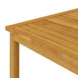 NNEVL 8 Piece Garden Lounge Set with Cushions Cream Solid Acacia Wood